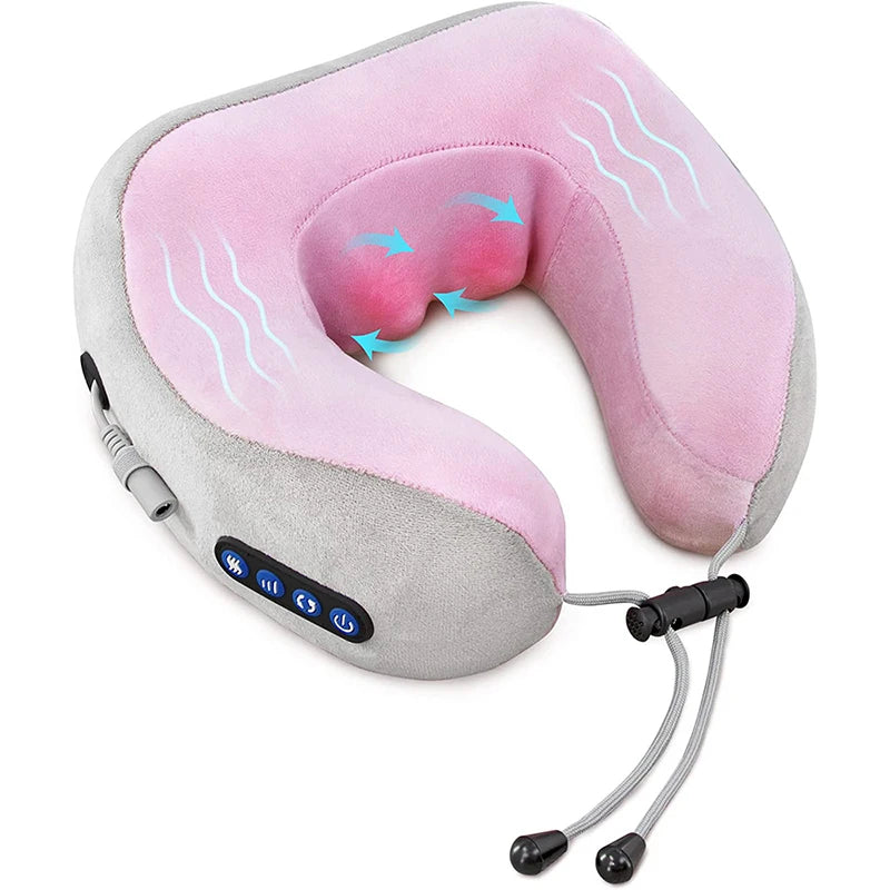 Massageador de pescoço cervical almofada usb