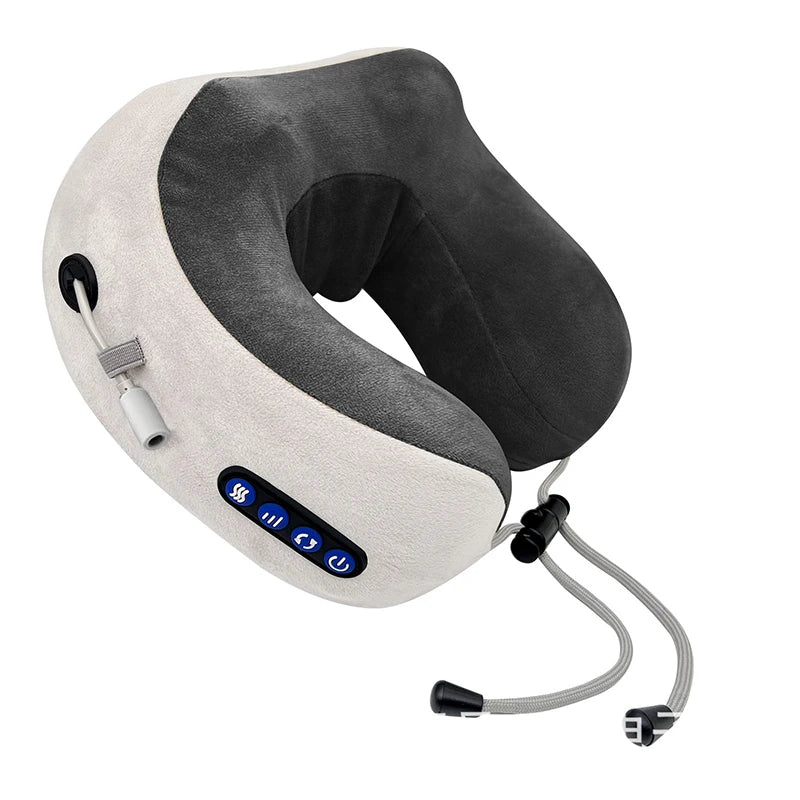 Massageador de pescoço cervical almofada usb