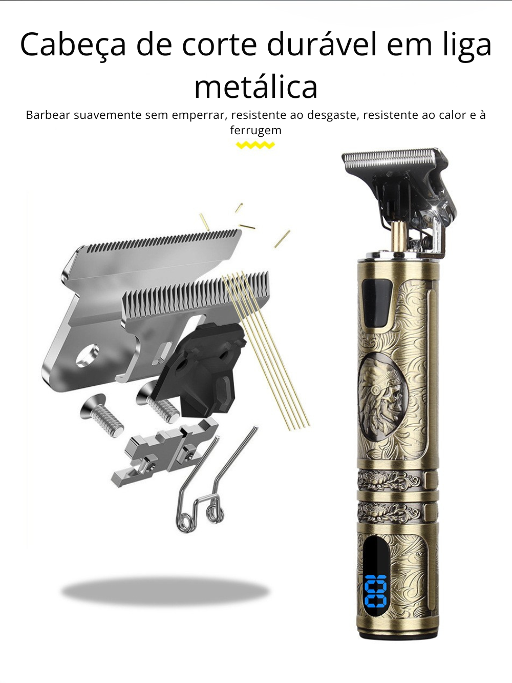 Máquina de cortar cabelo barba
