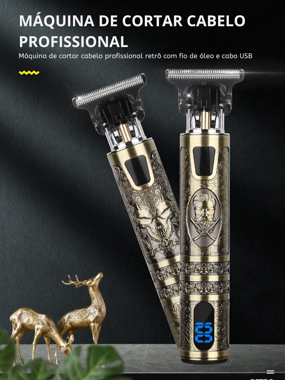 Máquina de cortar cabelo barba