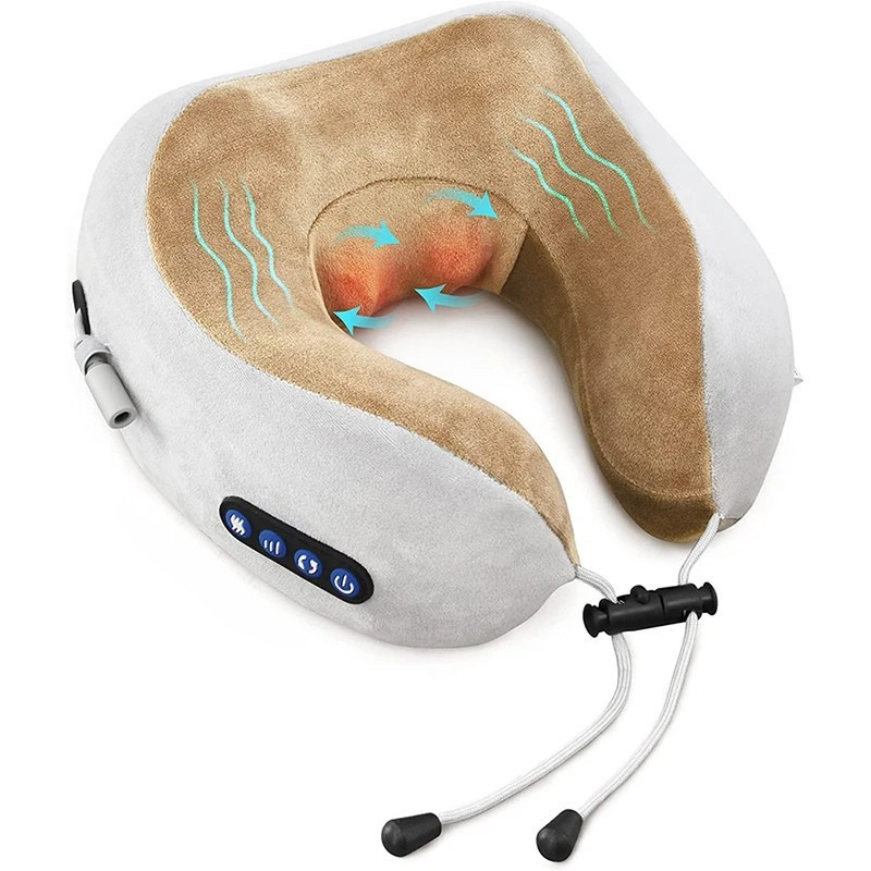 Massageador de pescoço cervical almofada usb