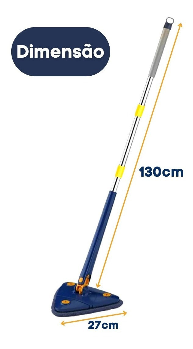 Rodo esfregão de limpeza triangular 360 graus