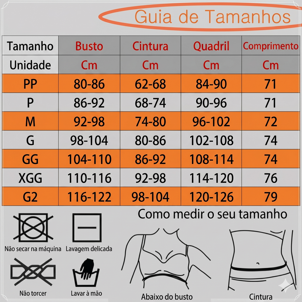 Tabela de Medidas