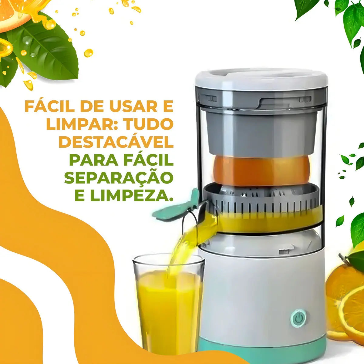 Espremedor de Frutas Elétrico Portátil - Extrator Automático USB