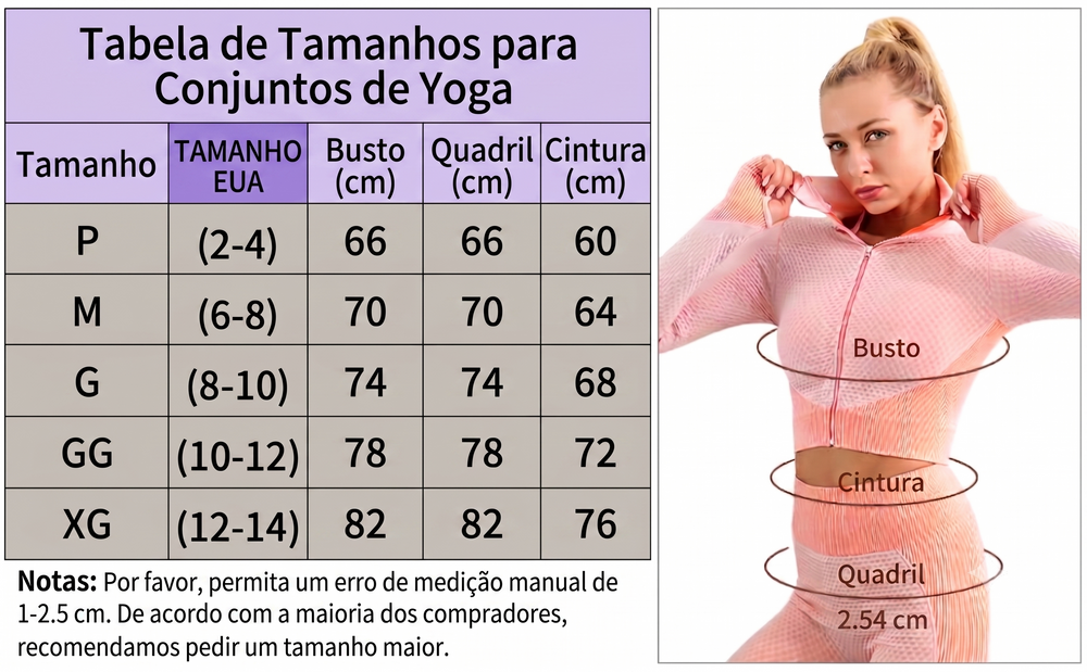 Tabela de Medidas